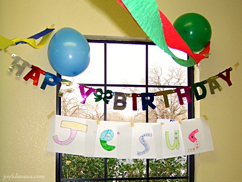 Jesus Birthday Party
 Throw A Birthday Party for Jesus Helping Children Find the