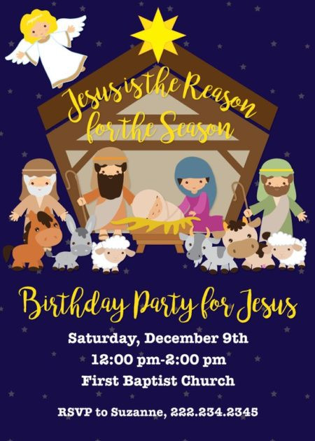 Jesus Birthday Party
 Christian Christmas Party Ideas for Kids