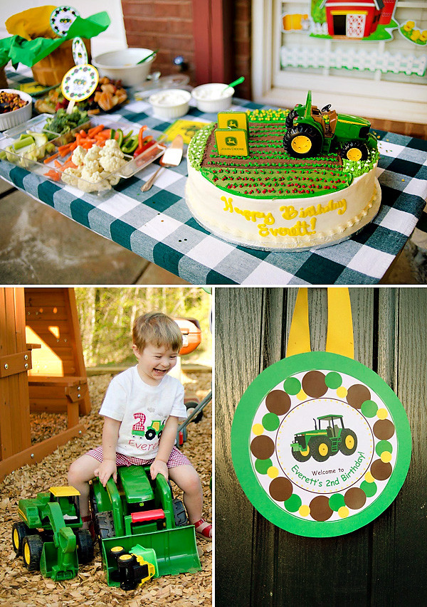 John Deere Birthday Party Ideas
 tractor birthday party theme