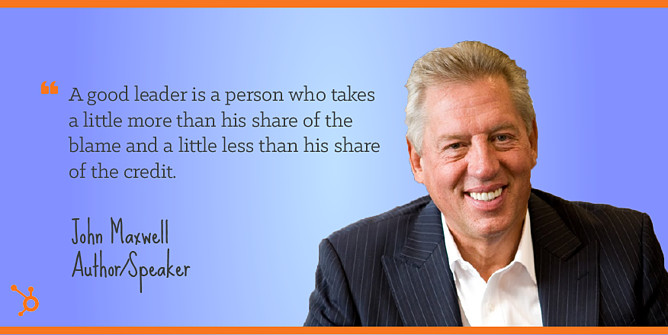 John Maxwell Leadership Quote
 40 Insanely Successful People Reveal the Leadership