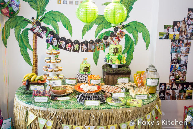 Jungle Themed Birthday Party
 Southern Blue Celebrations Jungle Safari Zoo Party