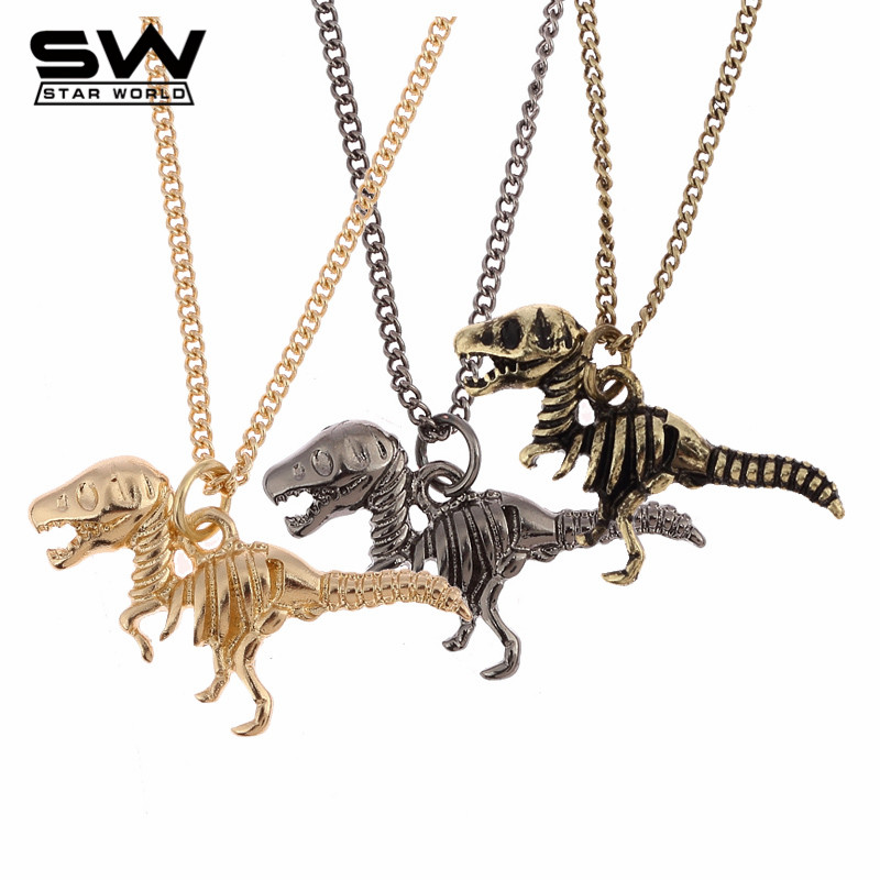 Jurassic Park Necklace
 Aliexpress Buy Jurassic Park Dinosaur Punk Jewelry