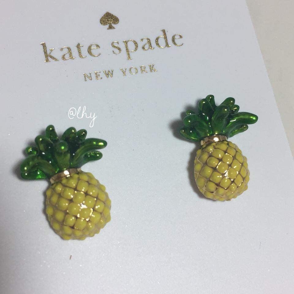 Kate Spade Pineapple Earrings
 Kate Spade KATE SPADE PINEAPPLE STUD EARRINGS f Retail