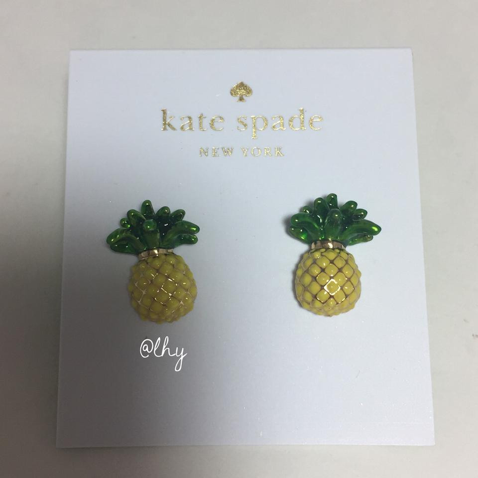 Kate Spade Pineapple Earrings
 Kate Spade KATE SPADE PINEAPPLE STUD EARRINGS f Retail
