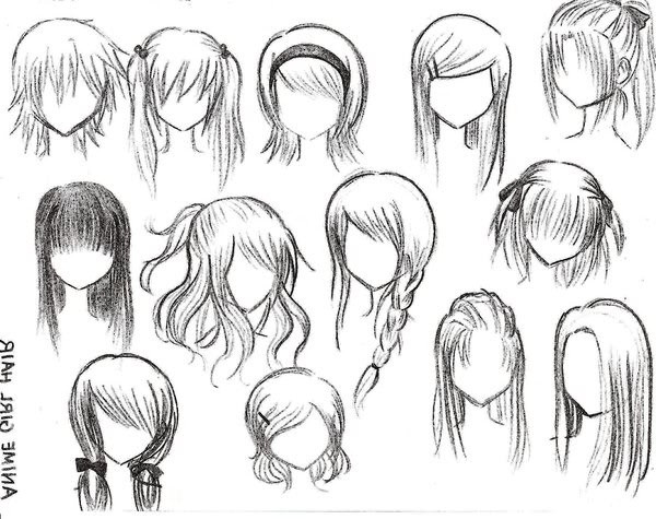 Kawaii Anime Hairstyles
 anime hairstyles Google Search