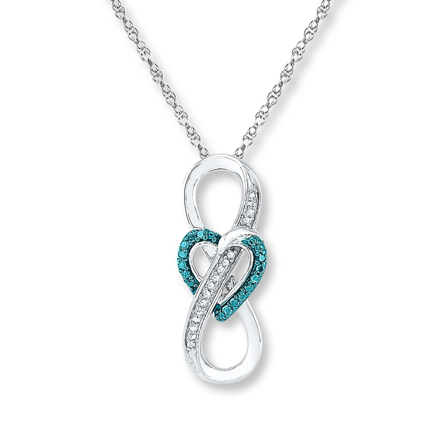 Kay Jewelers Infinity Necklace
 Infinity Necklace 1 15 ct tw Diamonds Sterling Silver
