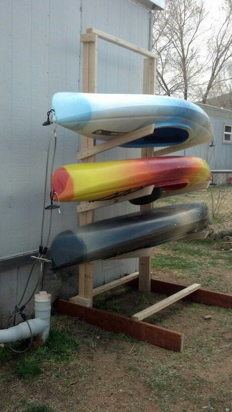 Kayak Storage Racks DIY
 Image result for tahitian canoe rack