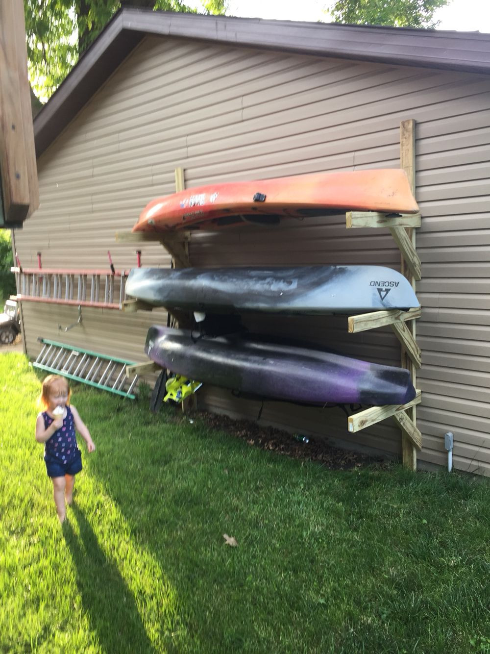 Kayak Storage Racks DIY
 Kayak storage kayakpaddle Lake houses in 2019
