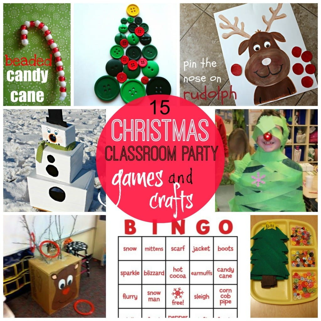 Kid Christmas Party Game Ideas
 games for christmas classroom parties A girl and a glue gun