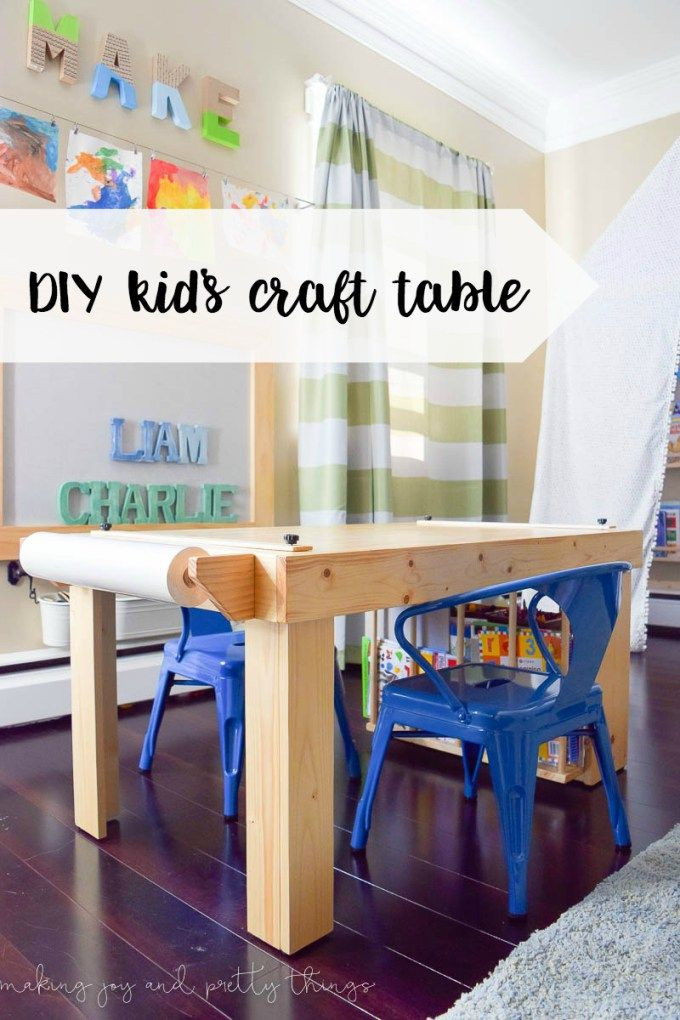 Kids Art And Crafts Table
 DIY Kid s Craft Table