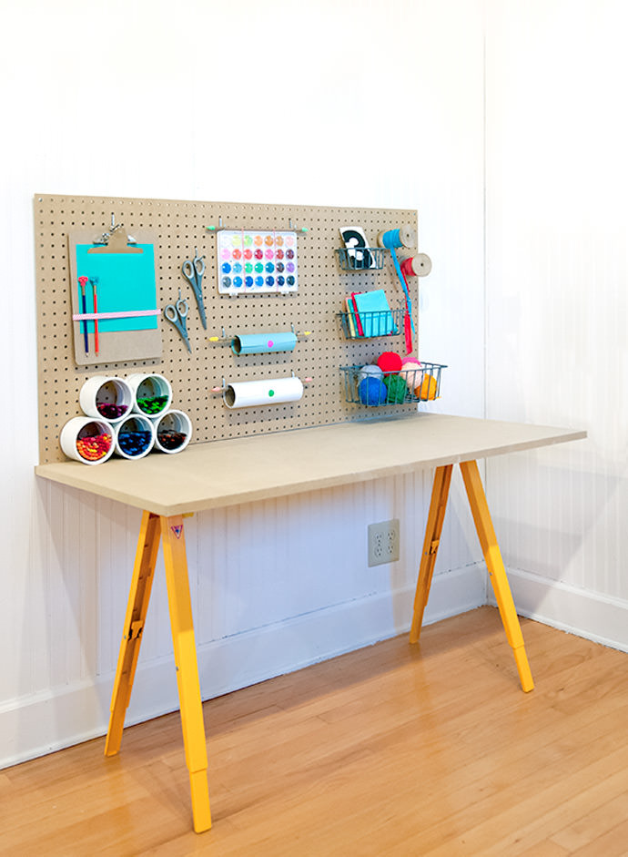 Kids Art And Crafts Table
 10 DIY Kids’ Desks For Art Craft And Studying Shelterness