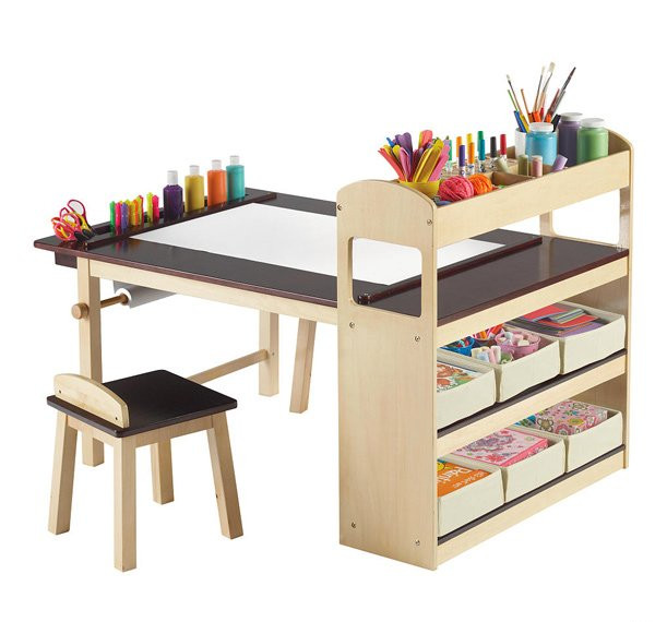 Kids Art And Crafts Table
 15 Kids Art Tables and Desks for Little Picassos