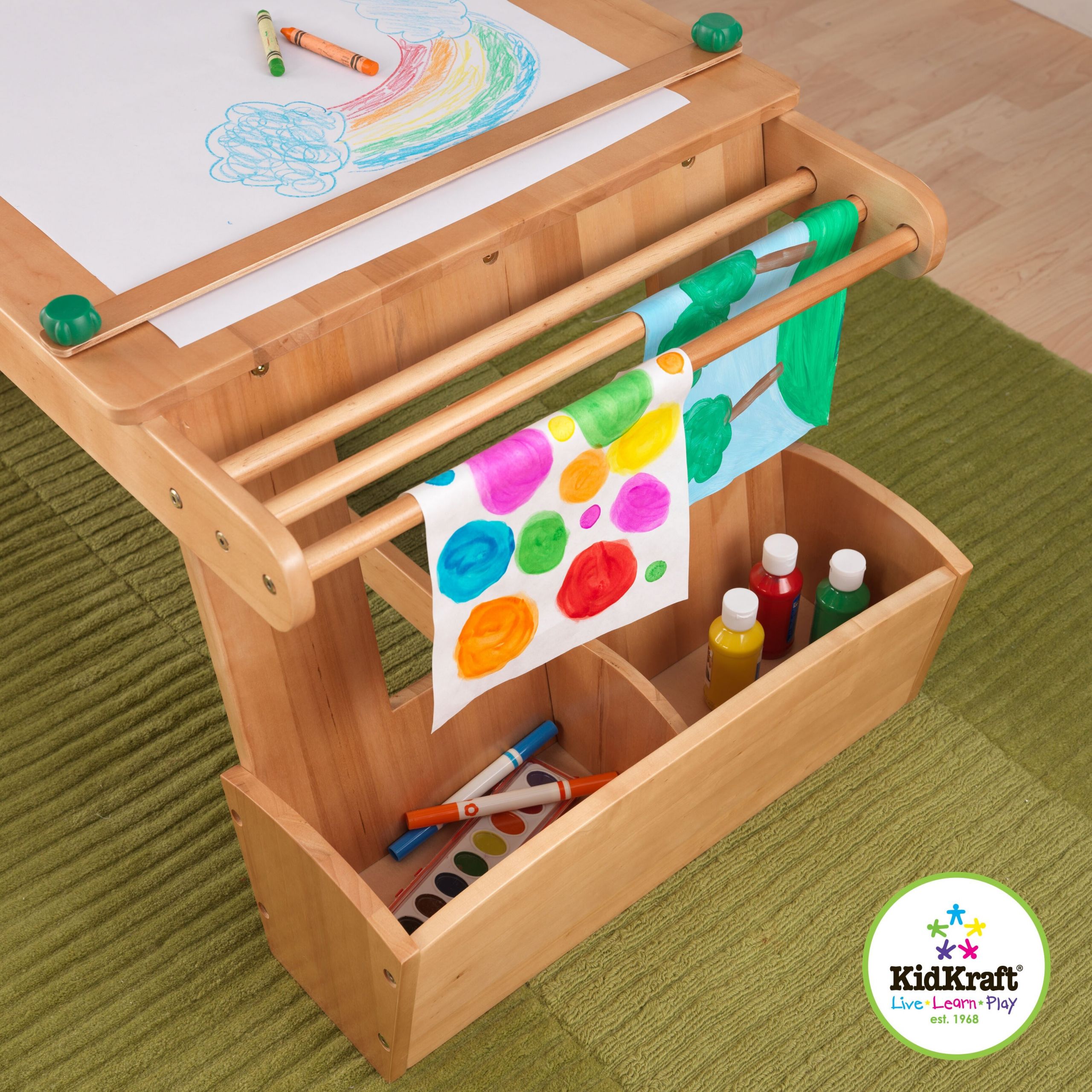 Kids Art And Crafts Table
 KidKraft Drying Rack and Storage Kids Arts and Crafts