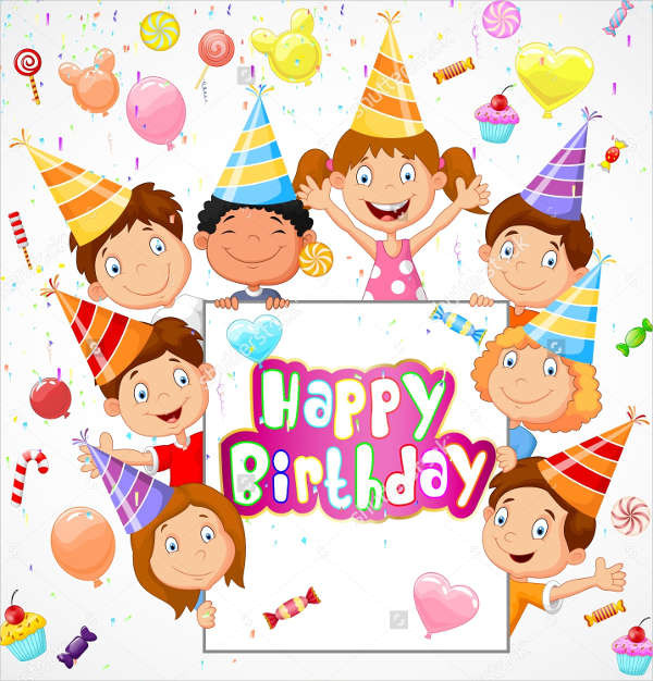 Kids Birthday Cards
 33 Birthday Card Templates in PSD