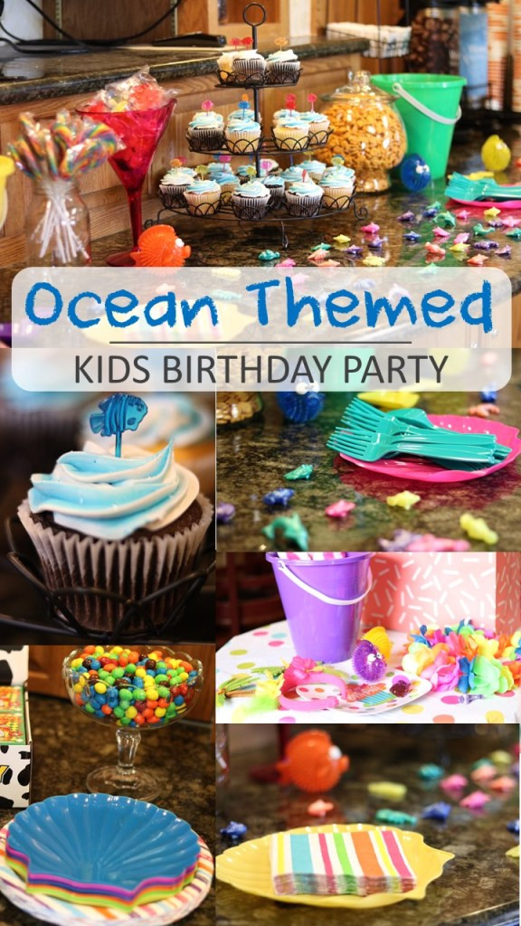 Kids Birthday Decorations
 Evie s Ocean Themed 3rd Birthday Party SUGAR MAPLE notes