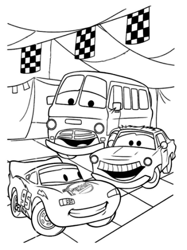 Kids Car Coloring Pages
 Cars free to color for kids Cars Kids Coloring Pages