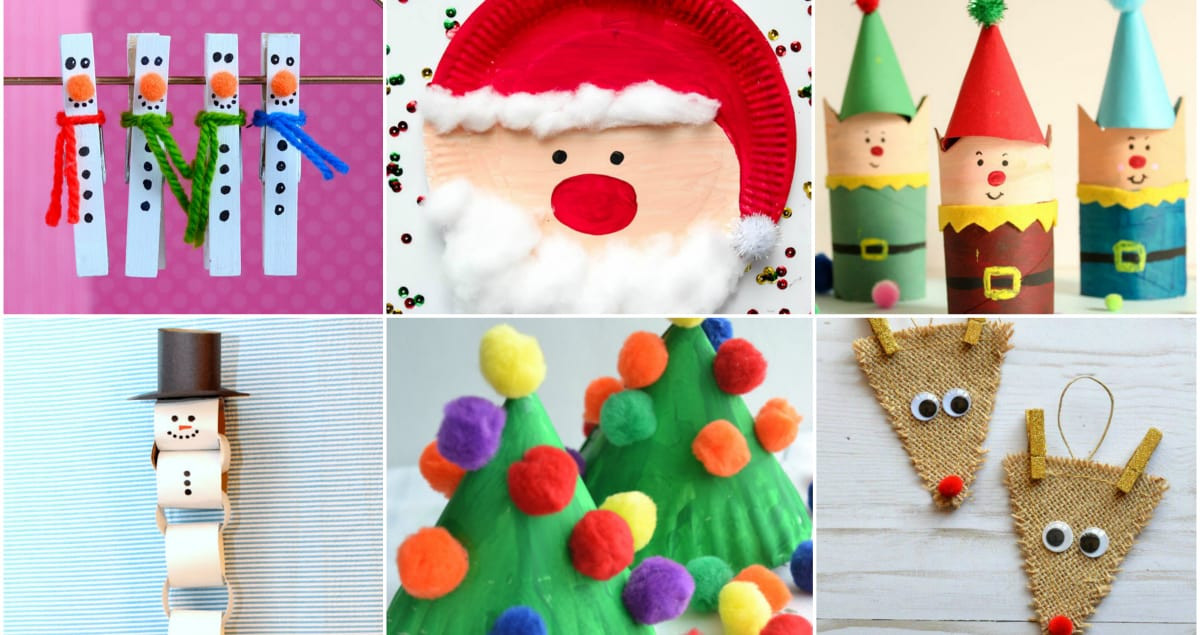 Kids Christmas Crafts Easy
 24 Easy Christmas Crafts For Kids