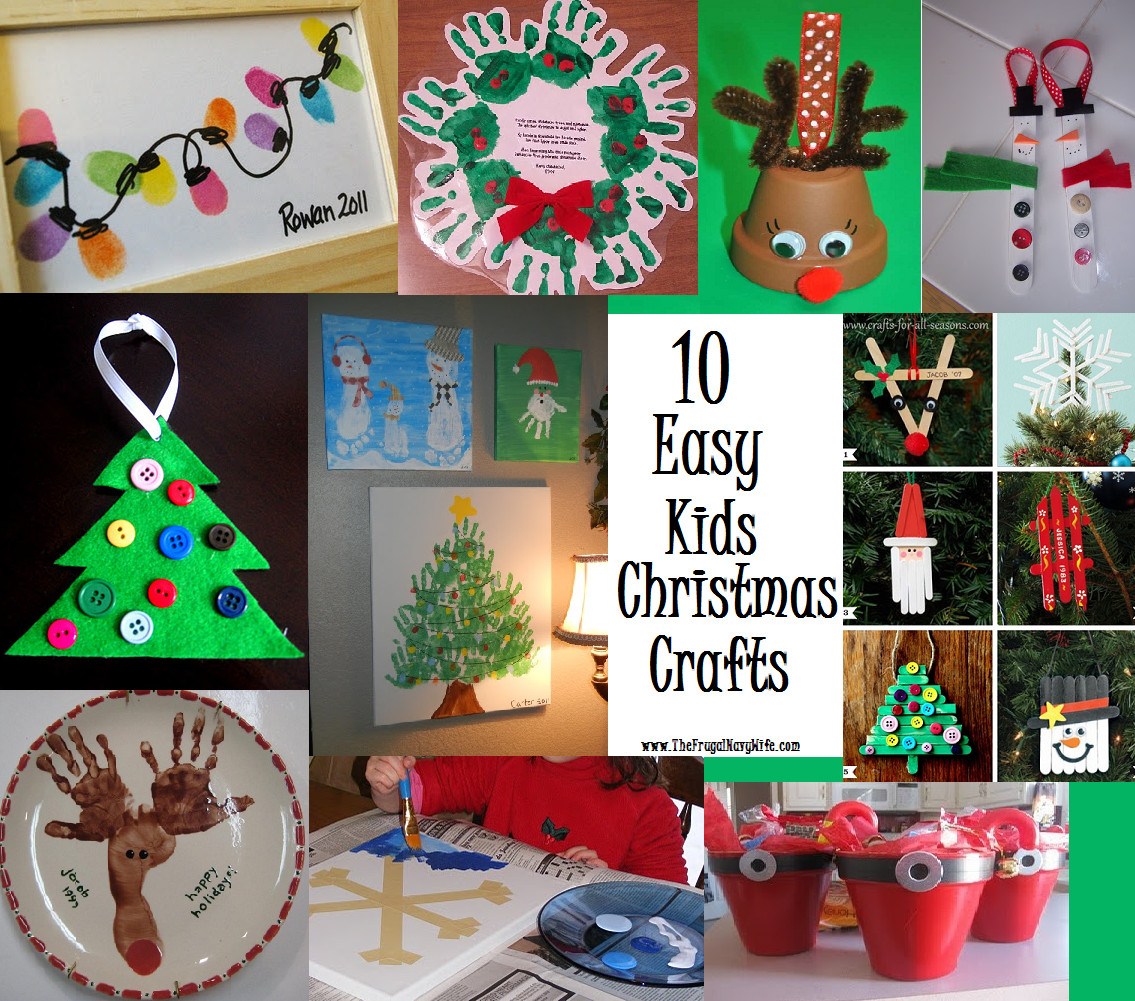 Kids Christmas Crafts Easy
 15 Fun and Easy Kids Christmas Crafts