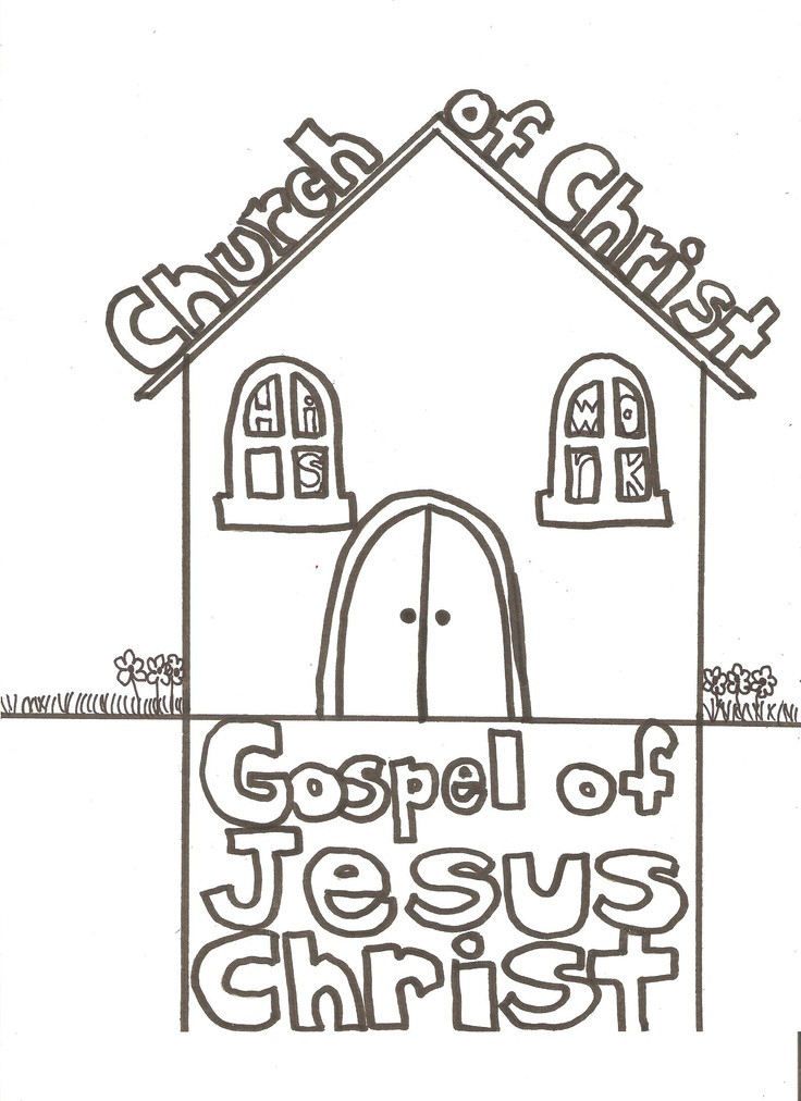 Kids Church Coloring Pages
 87 best The Church images on Pinterest
