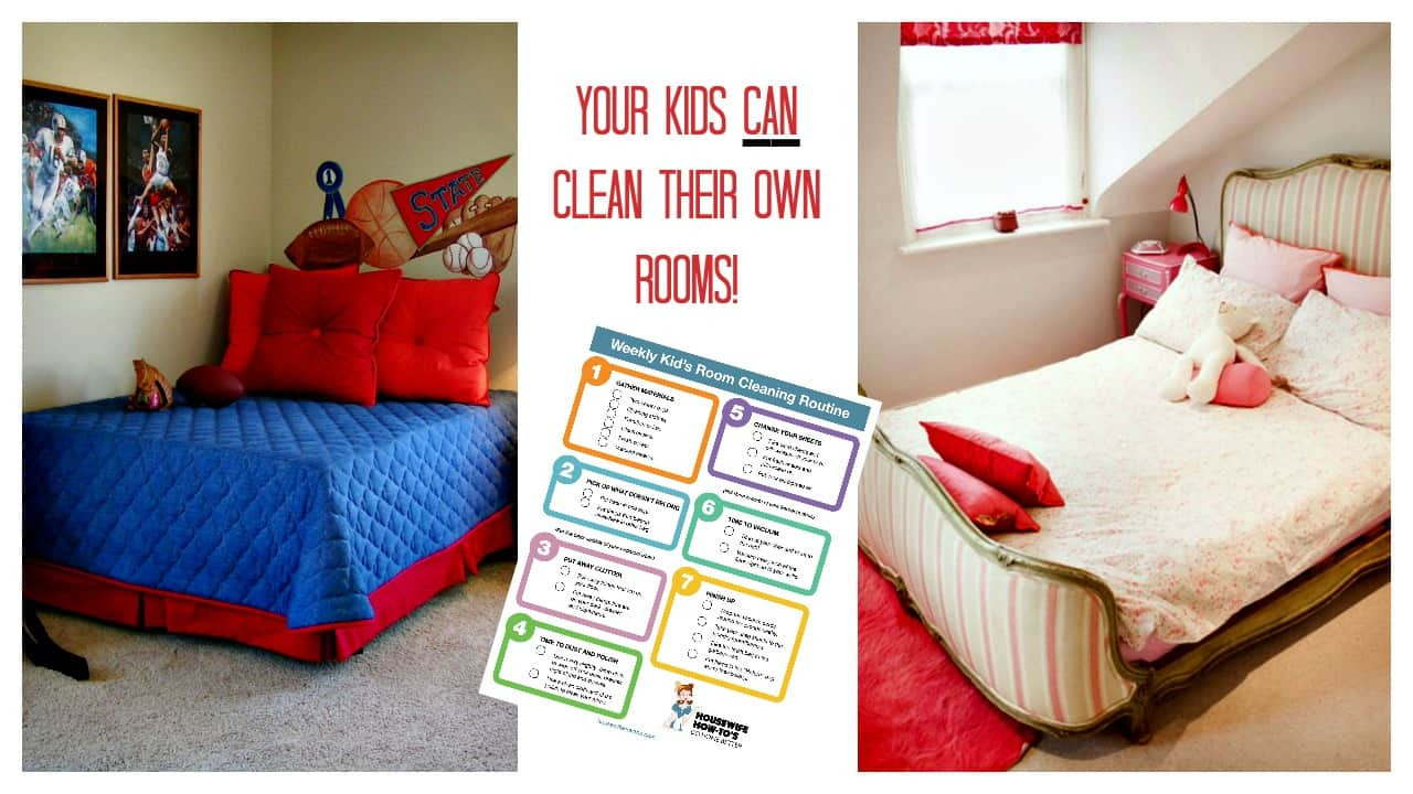 Kids Cleaning Room
 Cleaning Checklist for Kids Rooms Free Printable