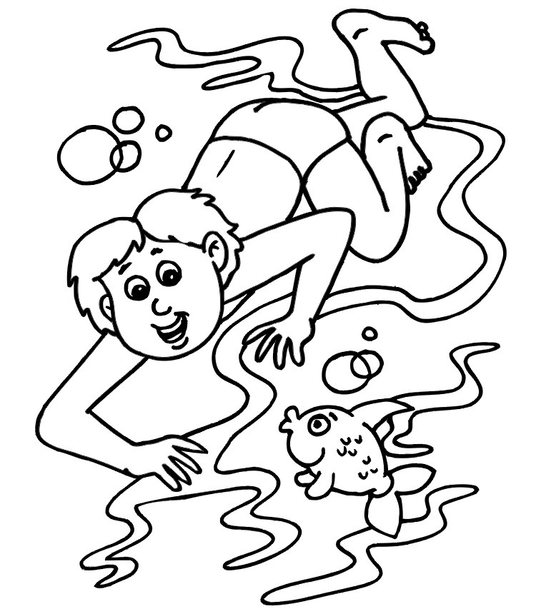 Kids Coloring Pages Summer
 Summer coloring pages for kids