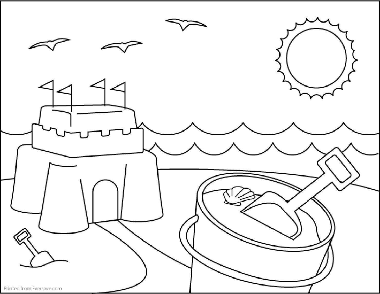 Kids Coloring Pages Summer
 Summer Coloring Pages