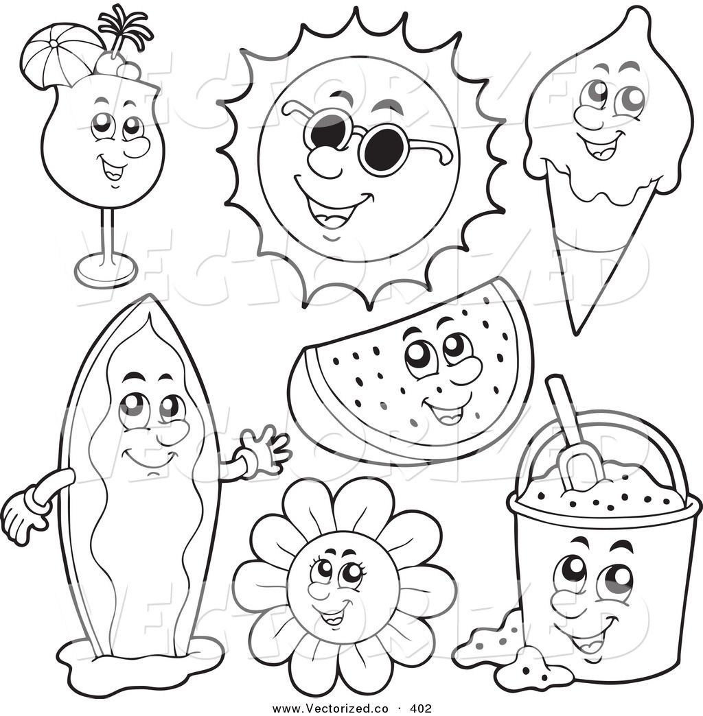 Kids Coloring Pages Summer
 Summer Coloring Pages Koloringpages