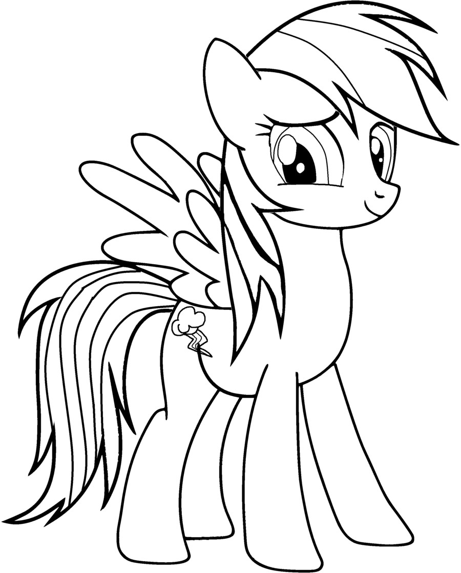 Kids Coloring Sheet
 Rainbow Dash Coloring Pages Best Coloring Pages For Kids