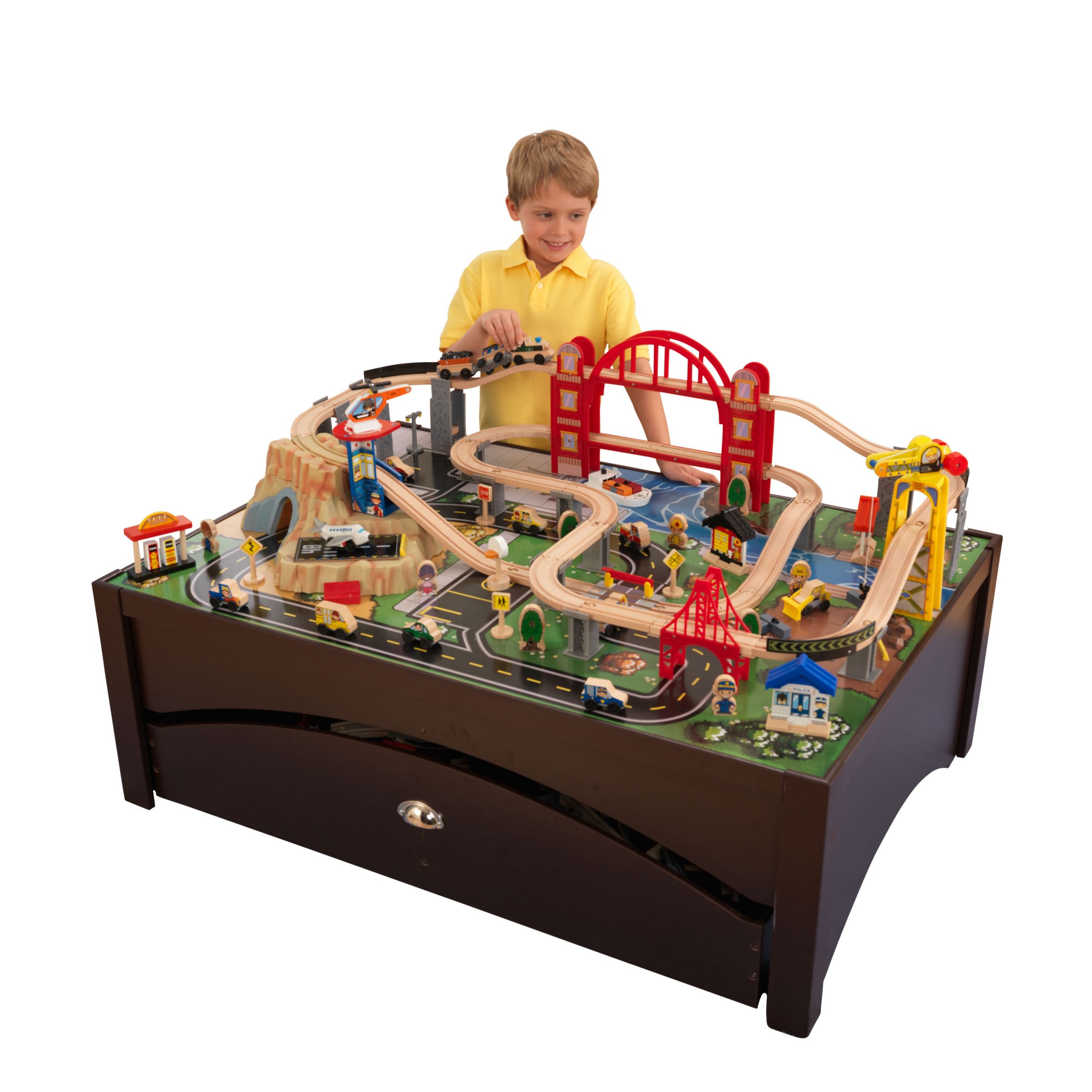 Kids Craft Train Table Set
 KidKraft Metropolis Train Set & Table with 100 accessories