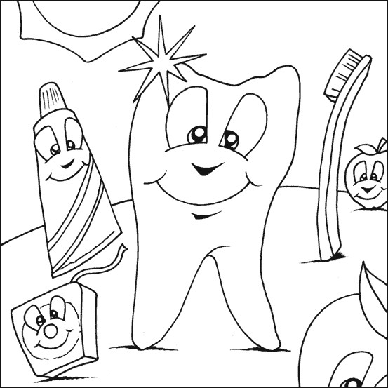 Kids Dental Coloring Pages
 coloring sheets of dentist
