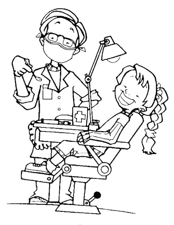 Kids Dental Coloring Pages
 An Attractive Dentist Coloring Pages February
