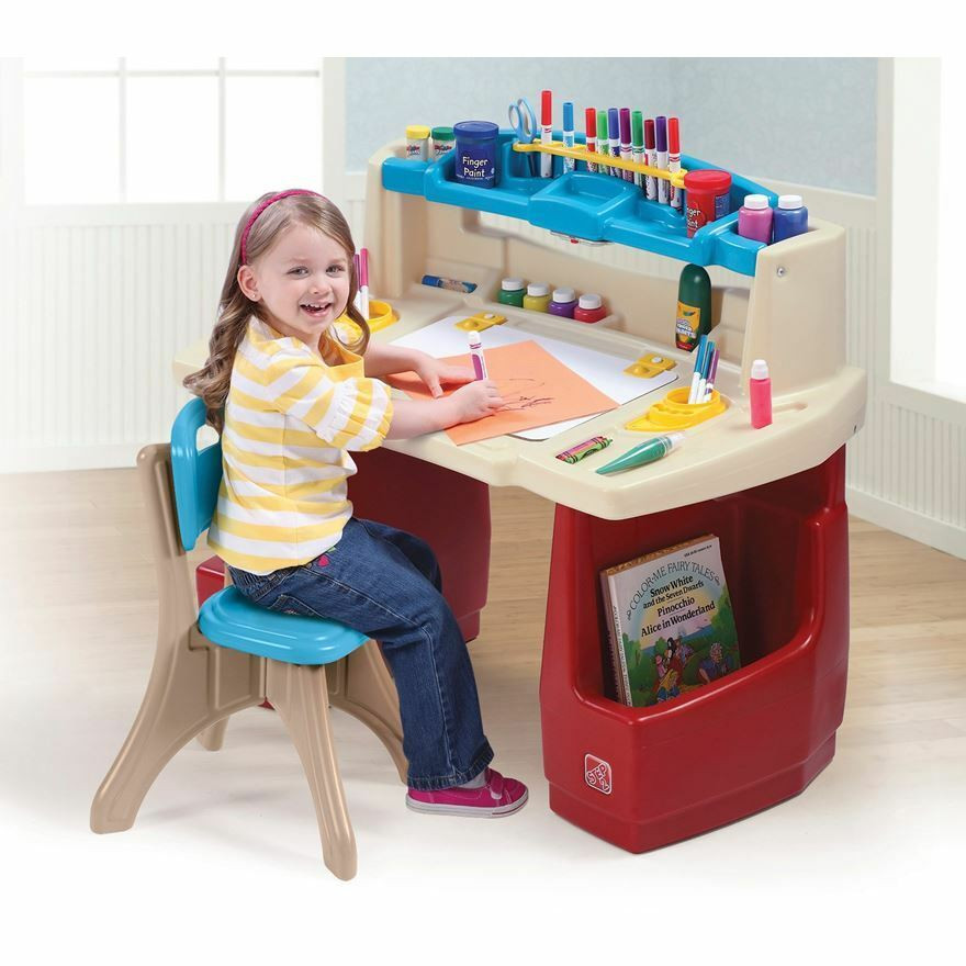 Kids Desk Table
 Kids Table and Chair Set Step2 Activity Art Colouring