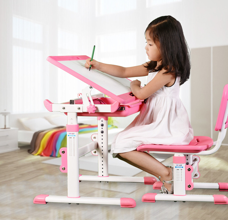 Kids Desk Table
 Ergonomic Adjustable Kids Furniture Study Table And Chairs