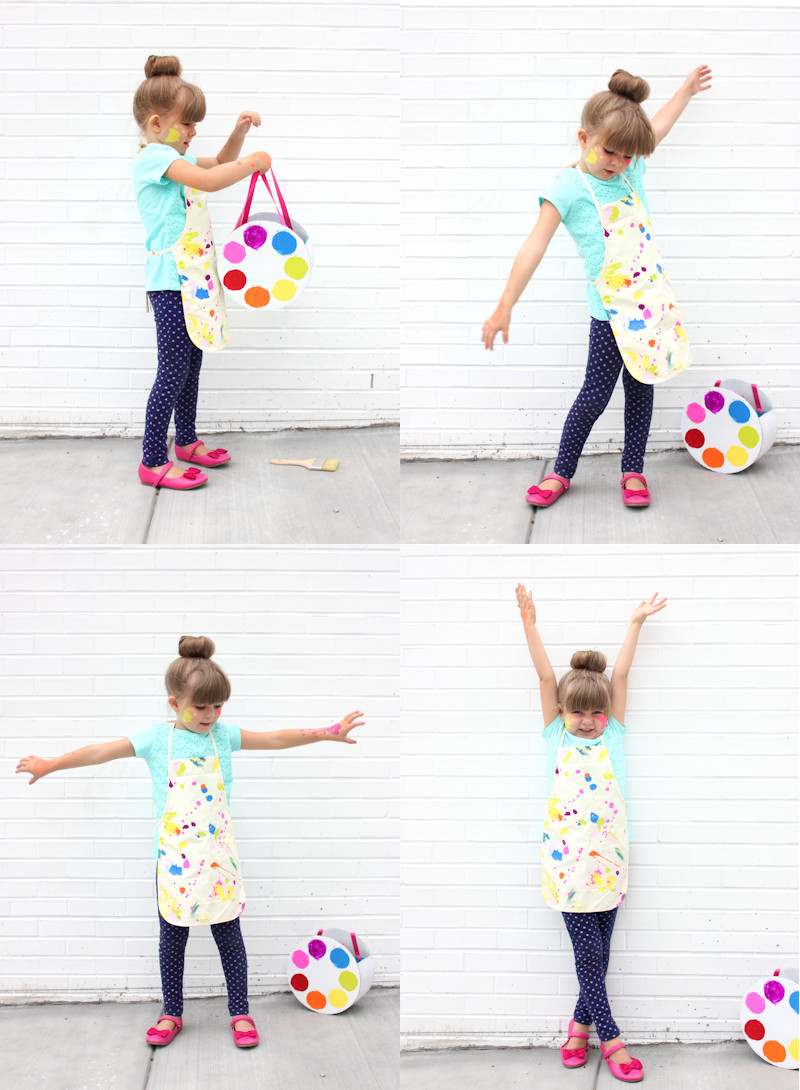 Kids Dress Up Ideas
 Fun and simple costume for kids a little artist Check