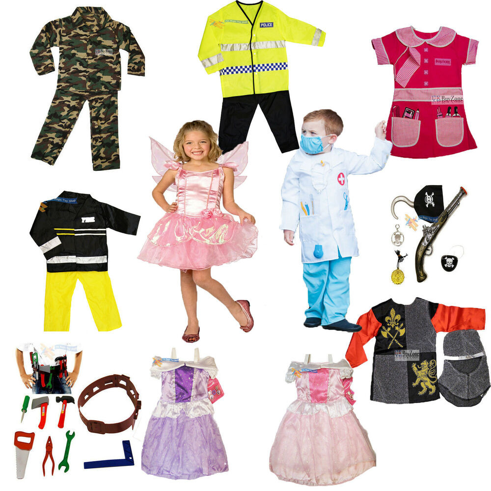 Kids Dress Up Ideas
 Girls Boys Dress Up Costume Childrens Kids Party Outfit