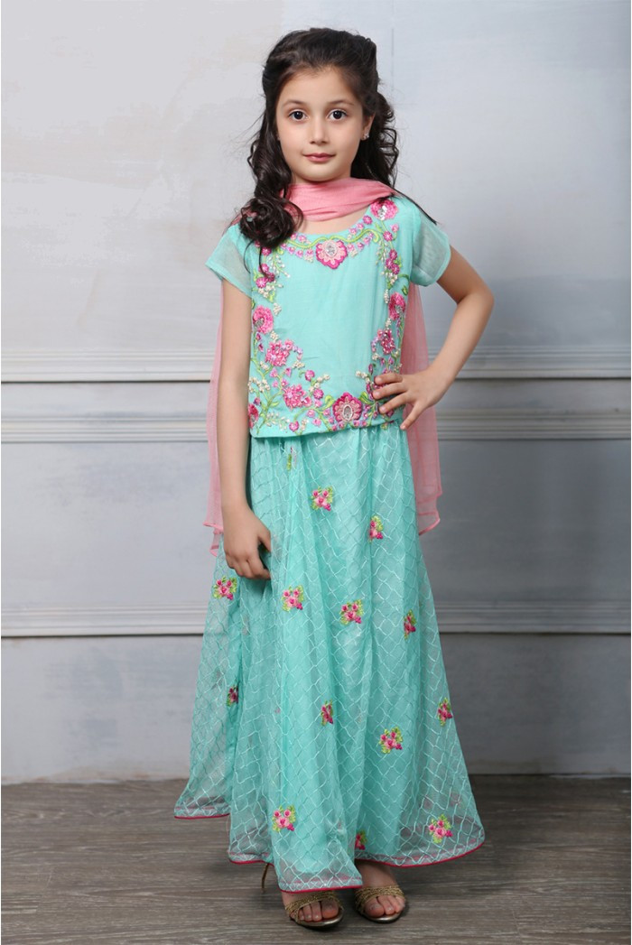 Kids Dresses Design
 Maria B Fancy Kids Dresses Designs 2018 19 Collection for