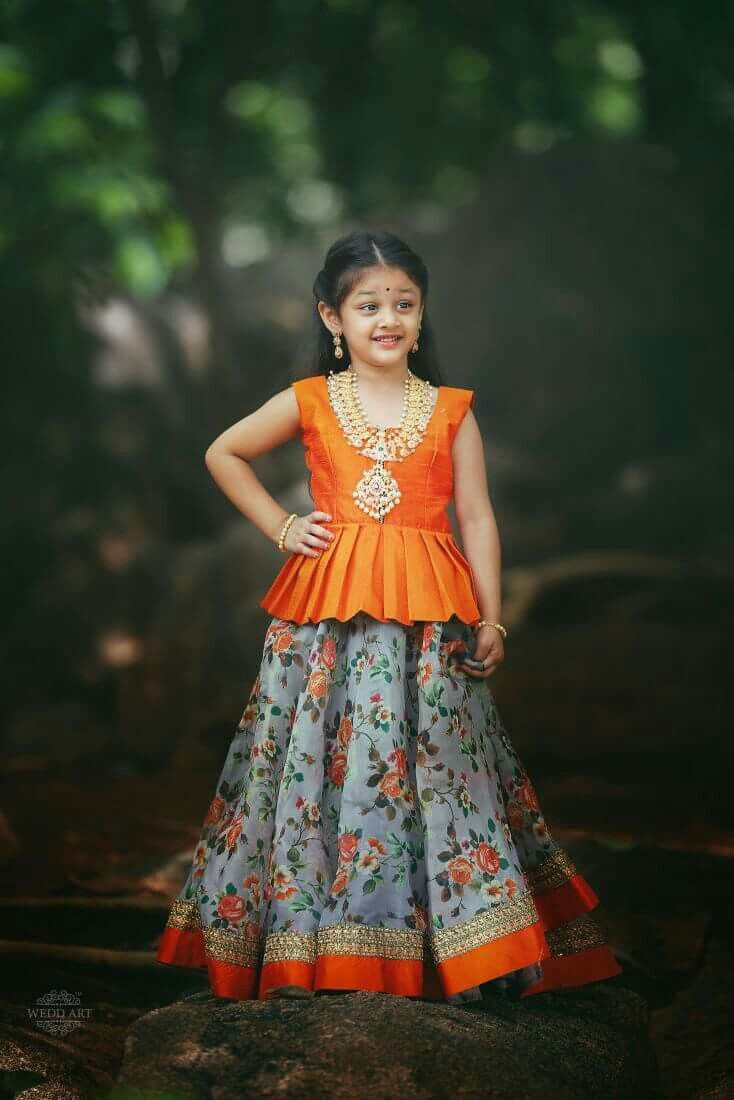 Kids Dresses Design
 120 best images about pattu pavadai designs on Pinterest