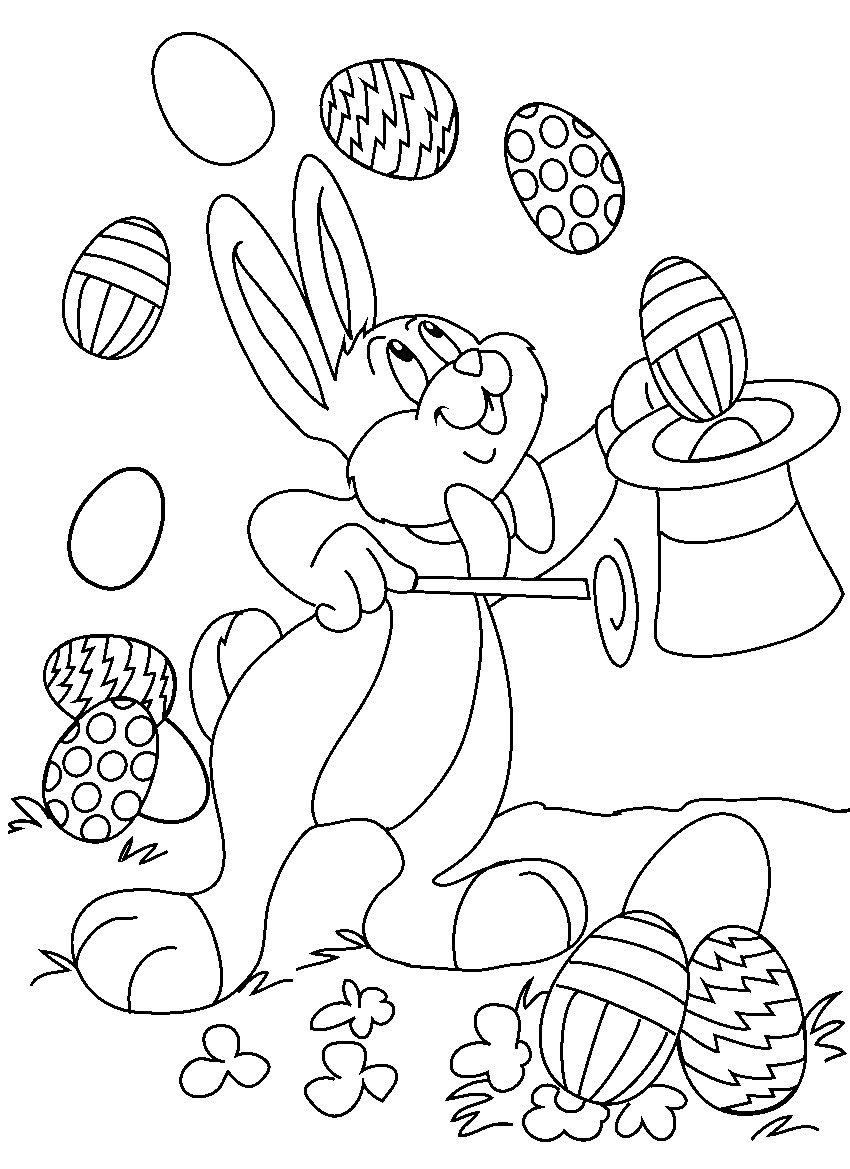 Kids Easter Coloring Pages
 All Coloring