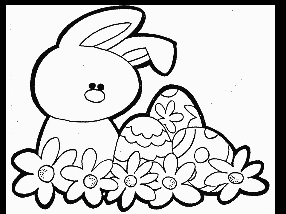 Kids Easter Coloring Pages
 Free Printable Easter Bunny Coloring Pages For Kids
