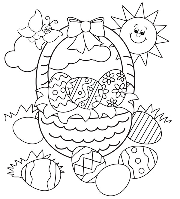 Kids Easter Coloring Pages
 Free Easter Colouring Pages – The Organised Housewife