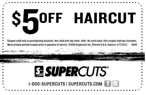 Kids Haircuts Coupons
 My CNY Mommy New $5 00 SuperCuts Printable Coupon