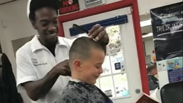 Kids Haircuts Tampa
 During haircuts kids receive reading lessons at