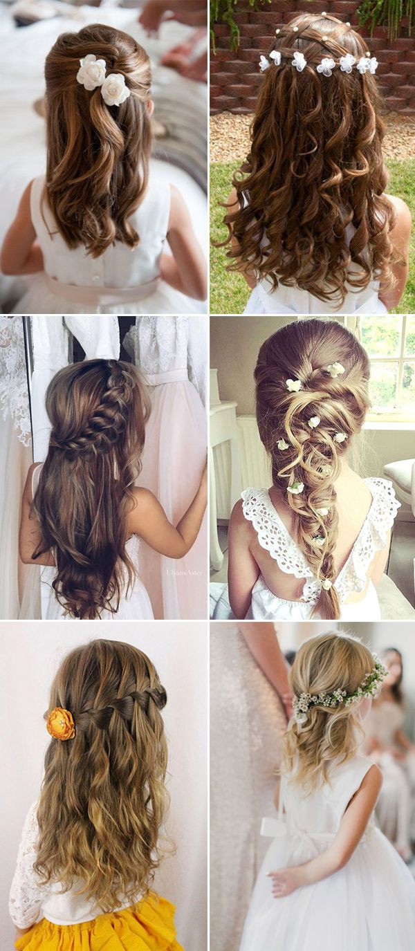 Kids Hairstyles For Wedding
 2017 New Wedding Hairstyles for Brides and Flower Girls