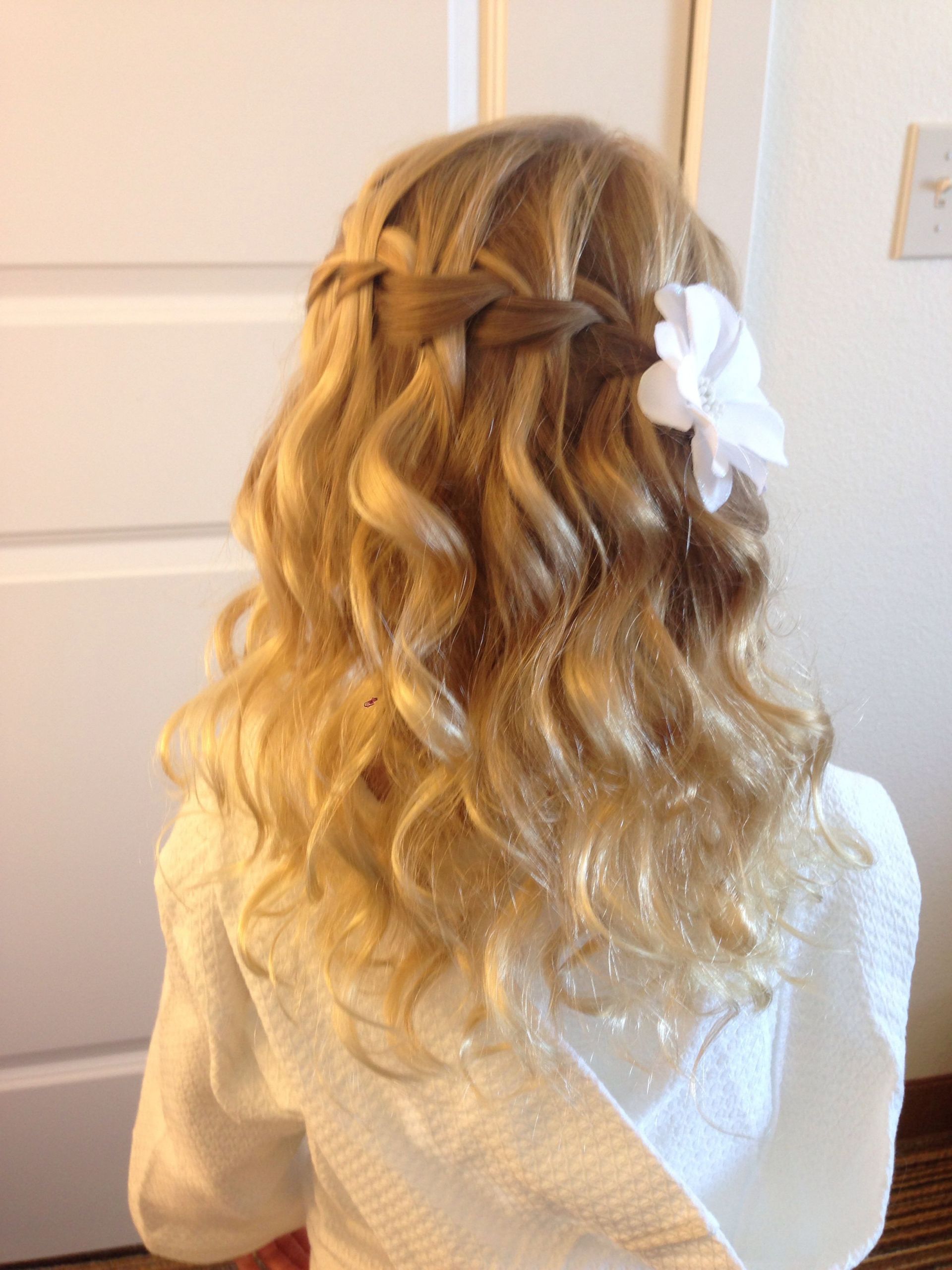 Kids Hairstyles For Wedding
 Flower girl hair by Valerie