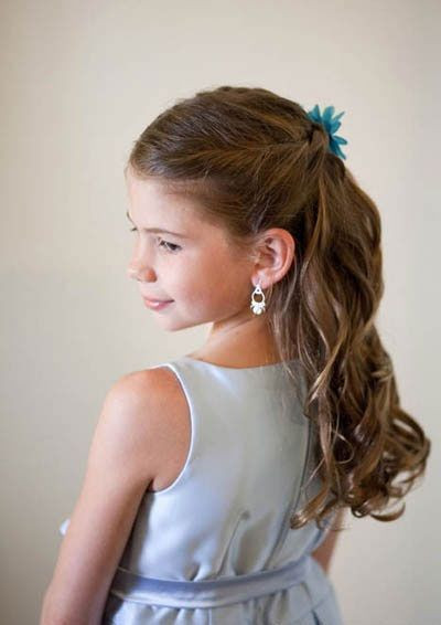 Kids Hairstyles For Wedding
 96 best images about Angelice s munion ideas on