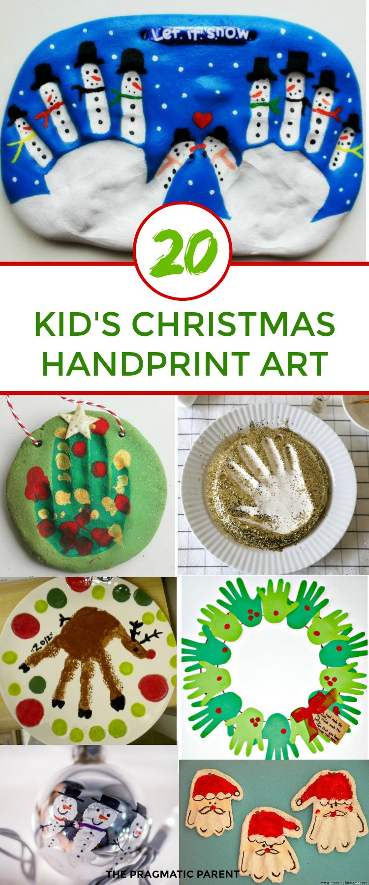 Kids Handprint Gifts
 20 Fun & Easy Christmas Handprint Art for Kids