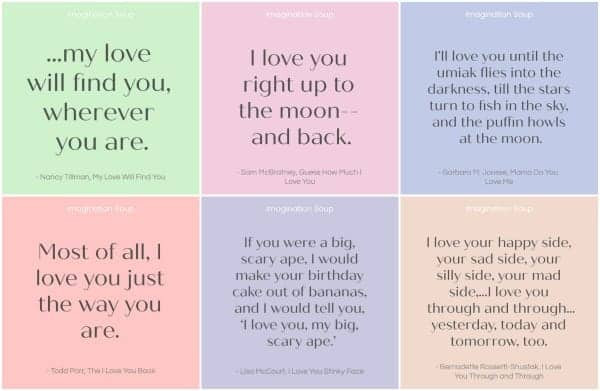 Kids Love Quote
 I Love You Quotes From Children s Books