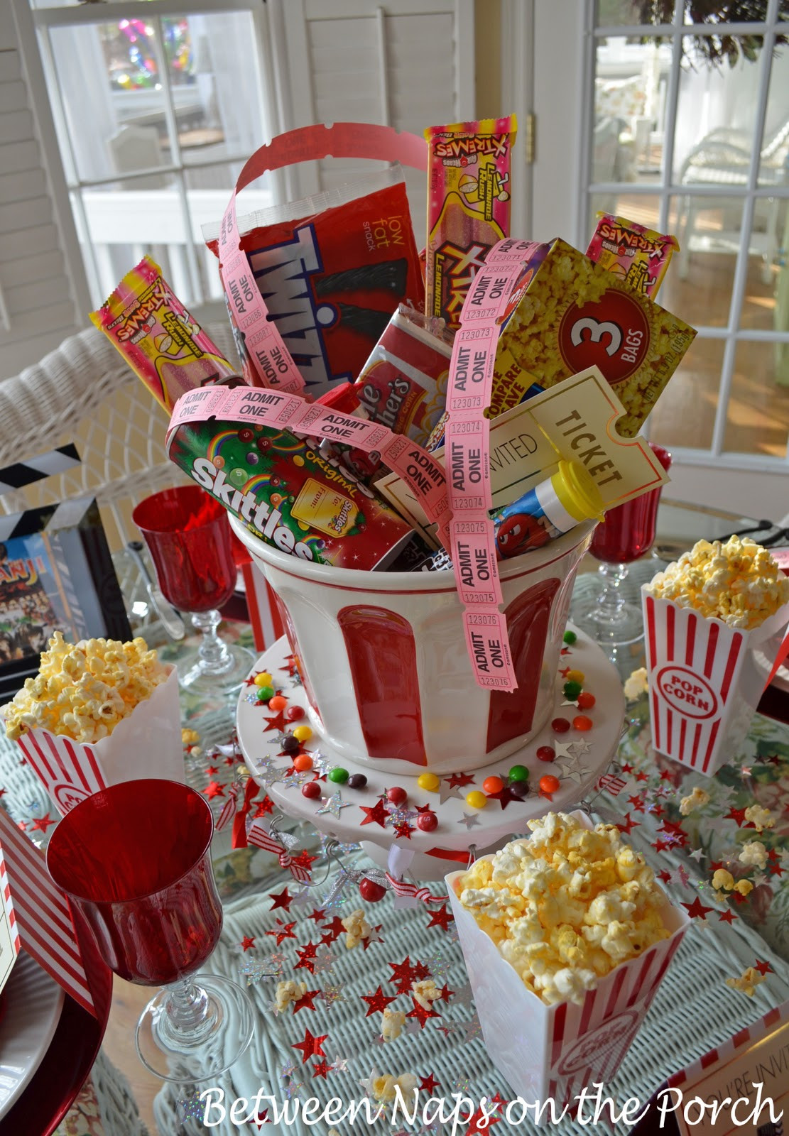 Kids Movie Party Ideas
 Children’s Party Table for Movie Night