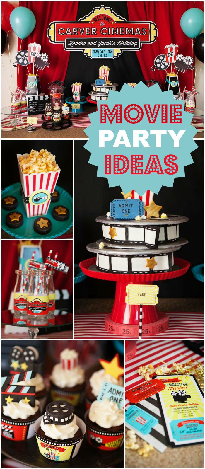 Kids Movie Party Ideas
 This Hollywood movie party rolls out the red carpet See