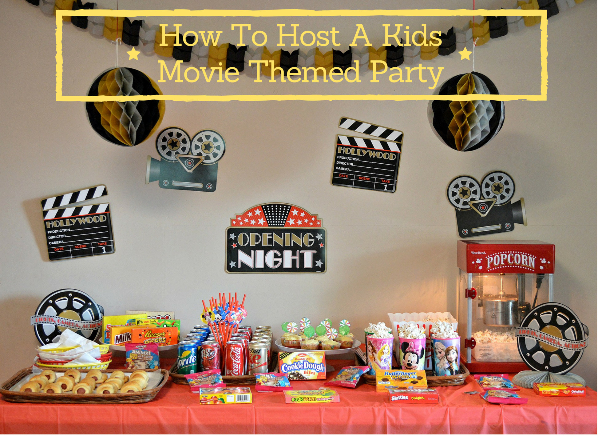 Kids Movie Party Ideas
 How To Host A Kids Movie Themed Party Jays Sweet N Sour Life